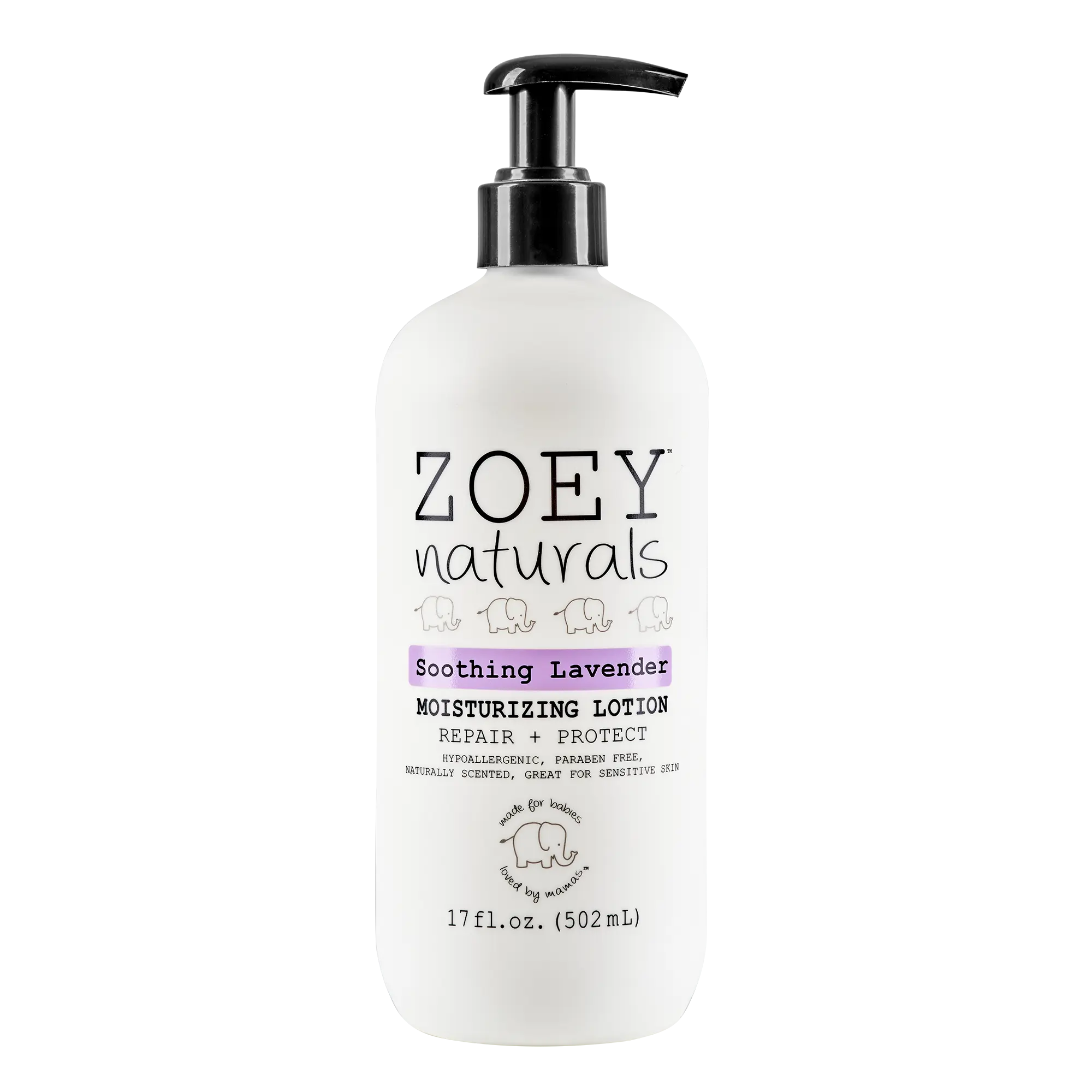 Zoey Naturals Soothing Lavender Moisturizing Calming Lotion - Baby and Kid skincare products