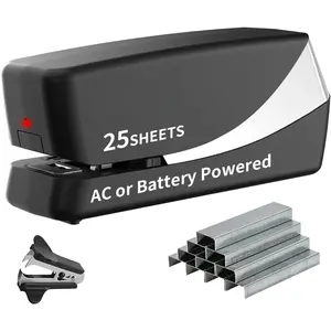 Electric Stapler, Automatic Stapler, Include 2000 Staples and 1 Staple Remover, Heavy Duty, Store 210 Staples,AC or  , 25 Sheet Capacity.