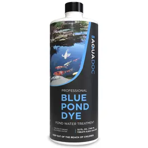 AquaDoc Blue Pond Dye - Fish-Friendly Solution for Beautiful Pond Water