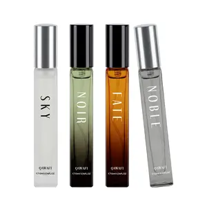 QAWAFI Men’s Perfume Luxe Discovery Set | Citrus,Cardamom,Sandalwood & Darjeeling Tea | Extrait De Parfum 4x10ml | 8H+ Long Lasting | Office,Date Night & Daily Wear