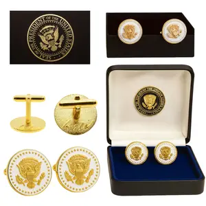 Vice President Joe Biden 24k Gold Plated VVIP Cuff links Set