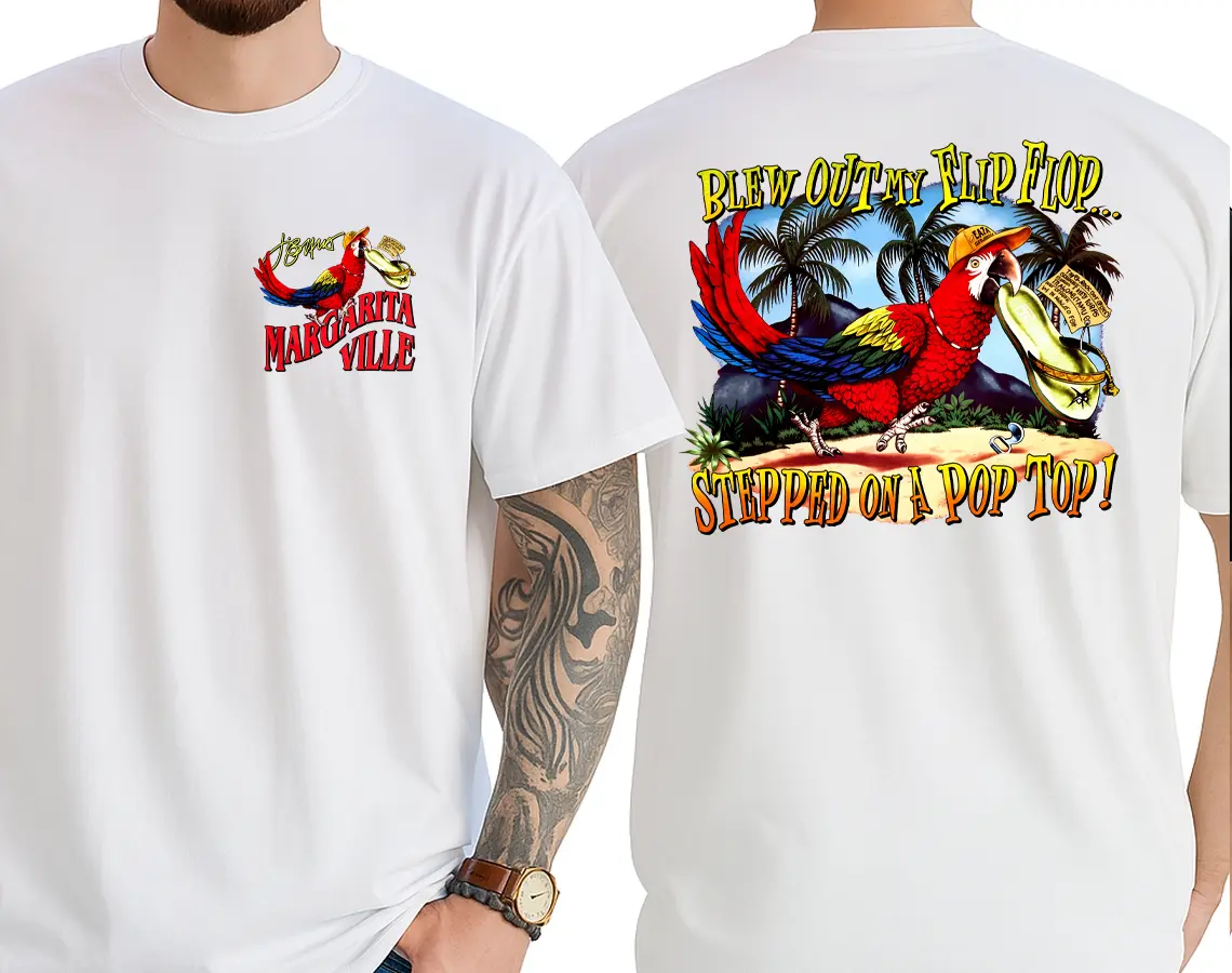 Jimmy Buffet Margaritaville Blew Out My Flip Flop TShirt Sweatshirt Hoodie