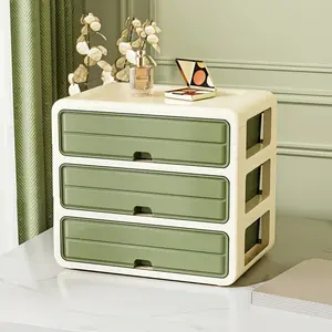 Large multi-layer cosmetic storage boxes and display cabinets with drawers; spacious dressing table storage boxes, suitable for bathroom countertops and bedroom dressing tables; desktop storage cabinets, Drawers Organization