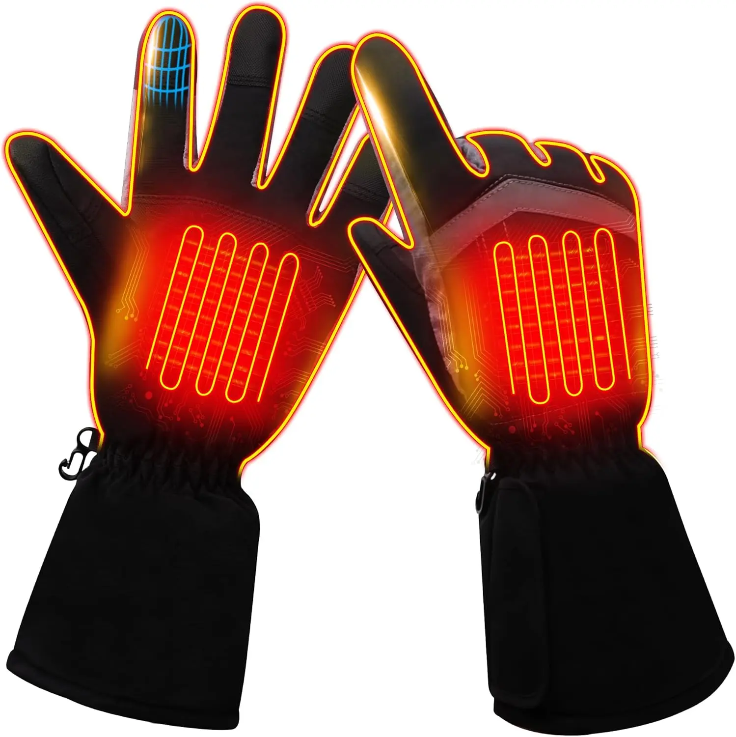 Heated Winter Gloves - Electric Warming Gloves - USB Rechargeable