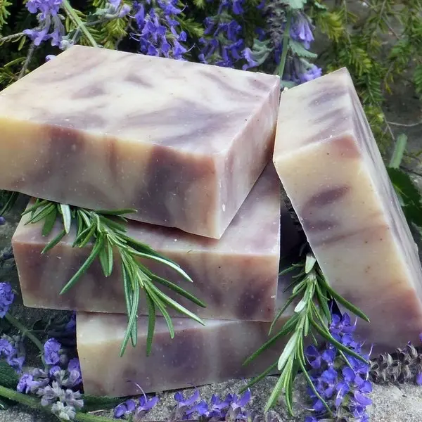 3 lavender soap hand made Sensitive Skin Alcohol Free Amino Acid All Skin Types