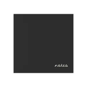 Minimalist Notes Post-it Note Pads, Black & White Sticky Notes