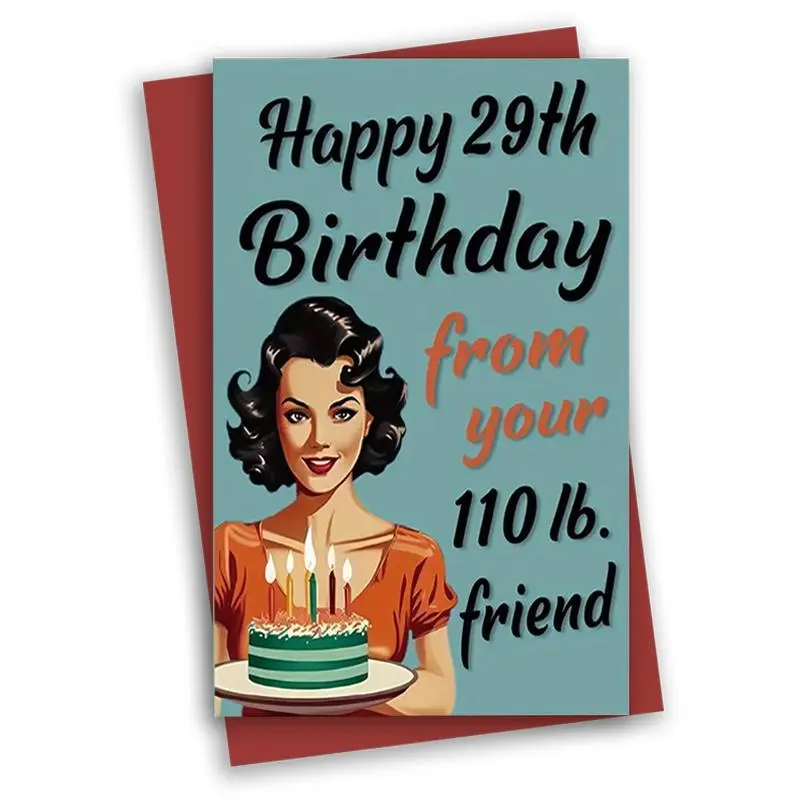 Funny Letter Pattern Birthday Card with Matching Envelope, Birthday Wishes, 1 Count, Creative Greeting Card for Friends, Friendship Card, Stationery, Easter Gifts, Fun Party Cards, Card Design, Cards Envelopes