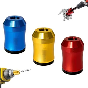 Magnetic Screw Ring for Electric Drill Tools, Anti-Slip Design, Universal Hex Shank, Strong Magnetic Circle, Detachable Home Repair Tool