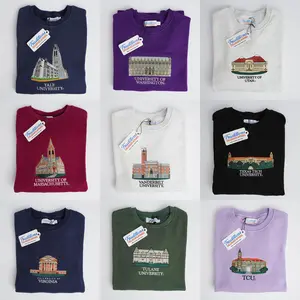 Embroidered College Crewneck | SCHOOLS T-Z