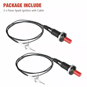 2 PCS Universl Piezo Spark Ignition SET Push Button Igniter Gas Grill BBQ Oven