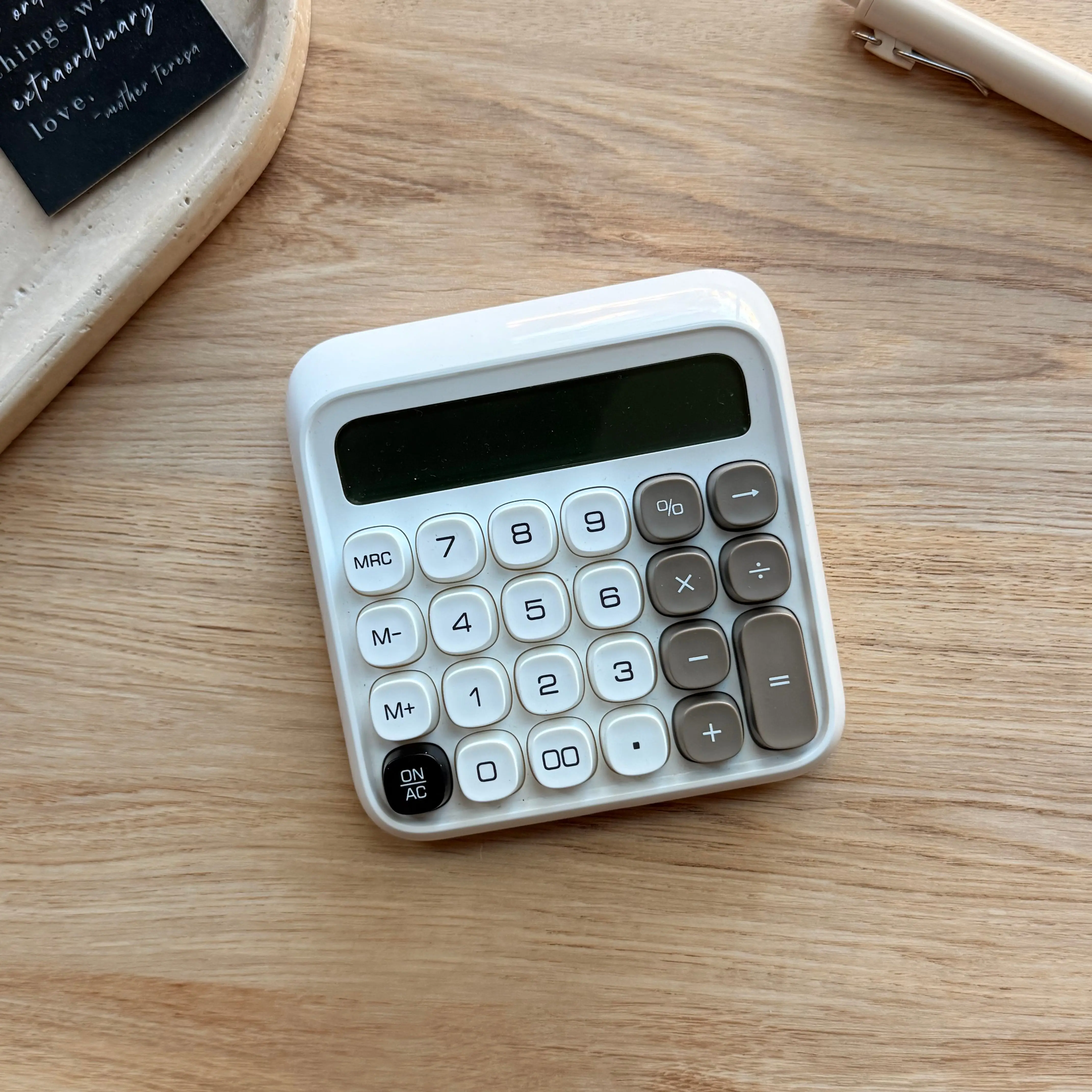 Minimalist Accounting Supplies | The Audit Aesthetic Calculator