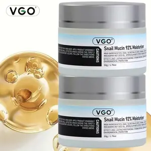 VGO 92% Snail Mucin Essence Cream: Ultra-Hydrating & Skin-Repairing Comfort vgo snail Skincare Moisturizer fathersdaygift Essential for summer