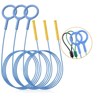 3 Pack Collection 50 Inch Drain Snake Hair Drain Clog Remover Unbreakable Metal Sink Snake Drain Hair Removal Tool, Long/Flexible/Thin Drain Cleaner Tool to Unclog Bathroom Sink, Tub, Shower