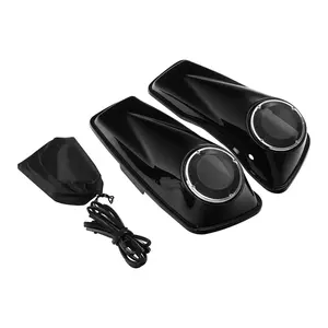 TCMT 6.5" Saddlebag Speaker Lids Fit For Harley Touring Electra Road Glide 2014-2024 2015