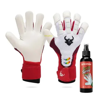 Soccer Goalie Goalkeeper Gloves for Youth & Adult, Soccer Equipment, Enhanced Latex Palm Grip, Breathable Knitted Fabric, Suitable for Game & Training