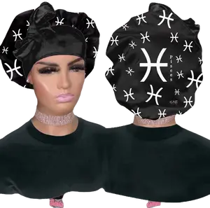 Pisces Silk Bonnet with Double-Layer Design for Hair Protection