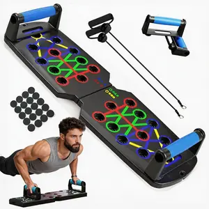 Upgraded Push Up Board Multi-Function Push Up Bar, Portable Home Fitness Equipment for Fast Effective Upper Body Strength Training, Easy Use & Store Workout Gear for Chest Abdomen Arm Muscle Building for Men Women Fitness Enthusiasts