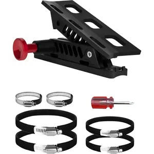 Adjustable Fire Extinguisher Mount, Easy Install  Roll Bar/ Cage Fire Extinguisher Holder, Quick Release Mounting Bracket for   JT TJ JKU JK JL UTV Cam-Am X3 Polaris RZR