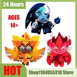 New Cookie Run: Kingdom Plush Shadow Milk Cookie Anime Cartoon Periphery Cotton Cute Figure Doll Collectibles Decor Custum Gifts