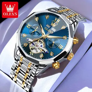 Celebrity endorsement flagship luxury sports multi-function fully automatic mechanical watch OLEVS brand luminous waterproof men's watch 6621