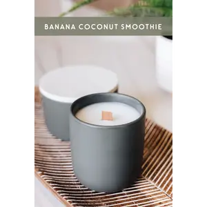 Banana Coconut Smoothie Candle