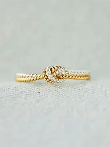 1 PC Simple Ring For Women For Valentine's Day Gift  Engagement Anniversary Party Jewelry Trendy Jewellery Accessories