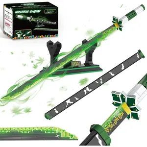 Demon Slayer Swords Building Sets for Adults and Kids, 39in Shinazugawa Sanemi Sword Building Block with Scabbard and Stand, Anime Building Toy Katana Demon Slayer Gift, 788 Pcs