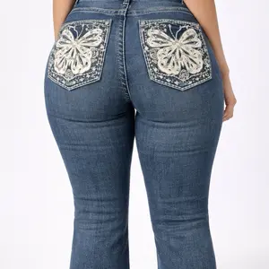 Jeans rhinestones bootcut