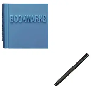 2-Piece Set Calligraphy Pen with Bent Tip, Smooth Writing, Business Practice, High-End Gift, 3D Printed Book Bookmark Holder, Creative Desk Organizer