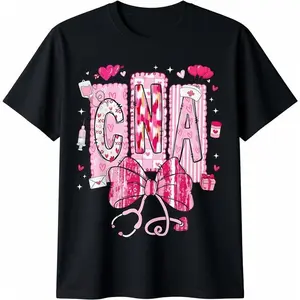 CNA Stethoscope Girl Women T-Shirt