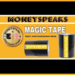 Moneyspeaks Magic Tape for Tummy Control Black