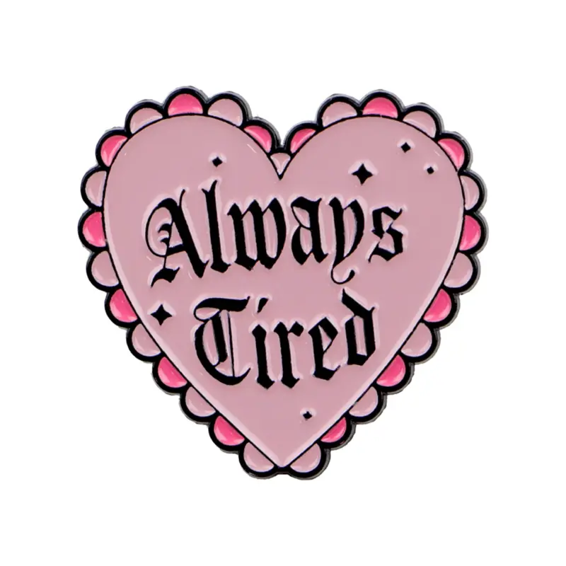 Heart Quote Alloy Brooch Pin, Unisex Fashion Accessory, Perfect for Backpacks, Briefcases, Party, Casual Style Jewelry, Jewellery, Love