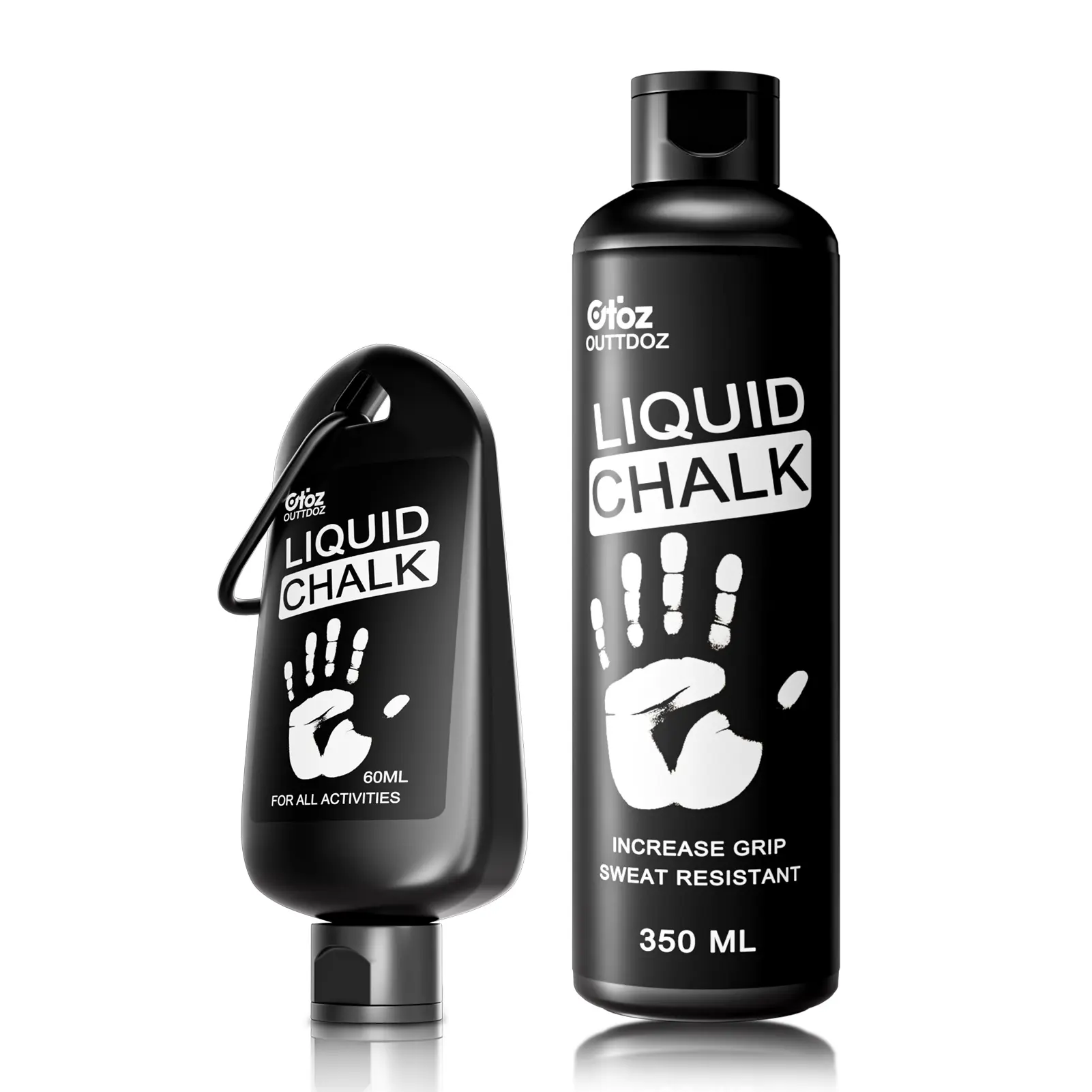 OUTTDOZ Liquid Chalk (2 oz/12 oz) - Fast-Drying & Mess-Free, Sweat-Resist Grip for Gym, Weightlifting, and Rock Climbing, Outdoor, Active, Dancing, Accessories For Women