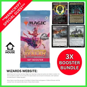 1x or 3x Bundle - The Lost Caverns of Ixalan - Set Booster Pack - (LCI) - MTG - Magic the Gathering