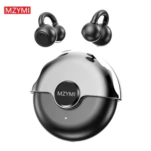 MZYMI Secure Fit Sport Earbuds, Ear Clip Wireless Headphones with Hook, Semi-In-Ear for Running Gym Workout, Sweproof, with Charging Case Chargeable Electronic headphones bluetooth bluetooth headphones earbuds wireless earbuds