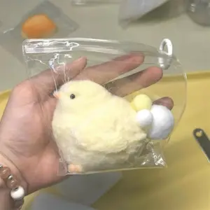 Handmade Plush Chicken Stress Relief Fidget Toy, Soft Slow-Return Squishy, Ideal for Kids and Adults, Perfect Gift for Children