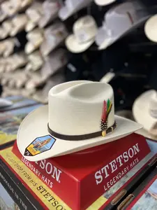 STETSON EVILLA DE ORO 1000X BRIM/FALDA 3.5" STRAW COWBOY HAT
