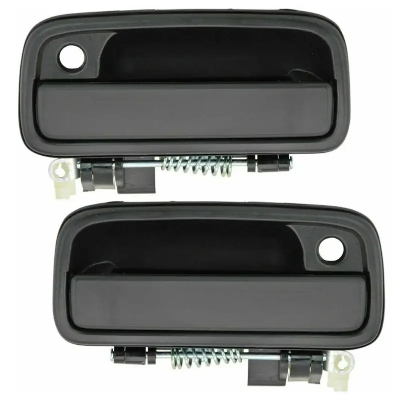 Pair Front Exterior Outside Door Handles for Toyota Tacoma 1995-2004, Left Driver & Right Passenger Side Replacement, High-Quality ABS, Replace OE 69220-35020, 69210-35020