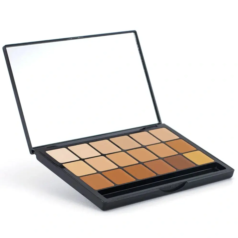Glamour Crème Ultra HD Foundation Super Palettes - Professional Makeup 18 Colors