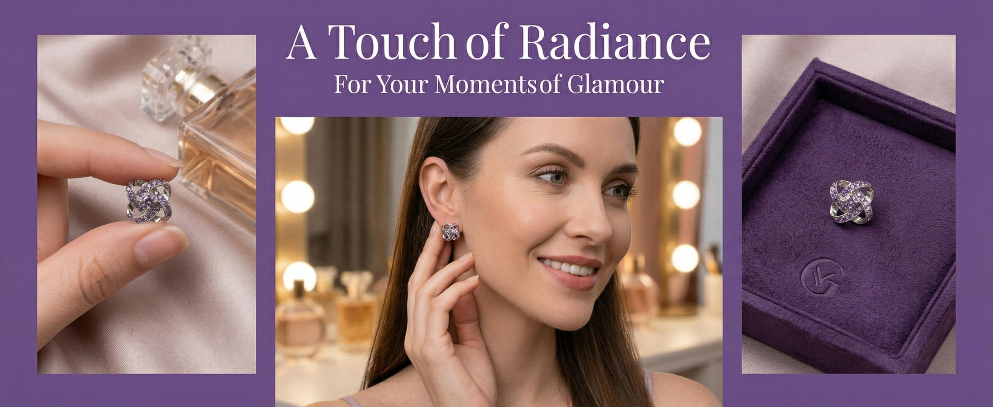 Four-Leaf Clover Stud Earrings — Stylish, Rotatable Lucky Clover Jewelry for Women — Simple & Elegant