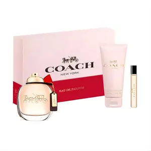 Coach New York Gift Set for Women (3.0 oz EDP + 3.3 oz Lotion + 0.25 oz Mini)