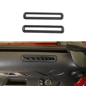 For 2015+ Ford Mustang Door Air Outlet Vent Ring Trim Cover