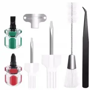 Multifunctional Sewing Machine Accessories Carrot Head Screwdriver Mini Brush Tweezers