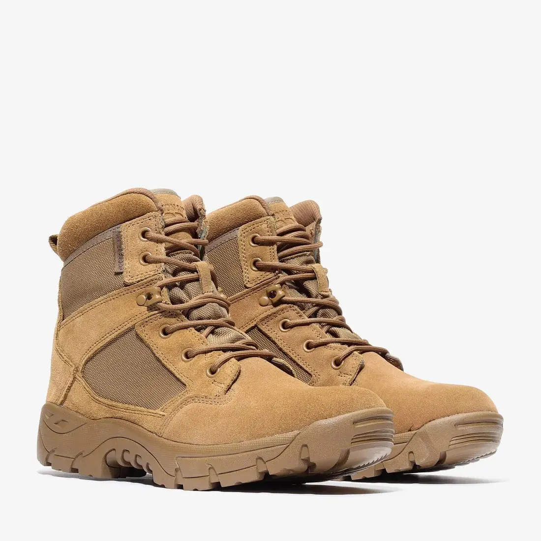 Botas de Trabajo Tactical Falcon PRO 6" (Punta Compuesta) Color Coyote - Bonanza Boots