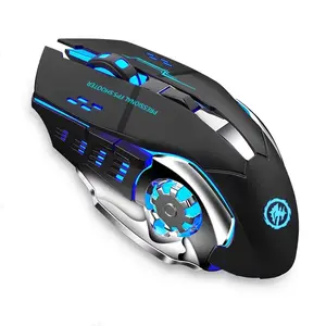 2.4G Bluetooth Mouse Gaming Computer Rechargeable Wireless Mouse USB Mechanical E-Sports Backlight PC Gamer Mouse For Computer