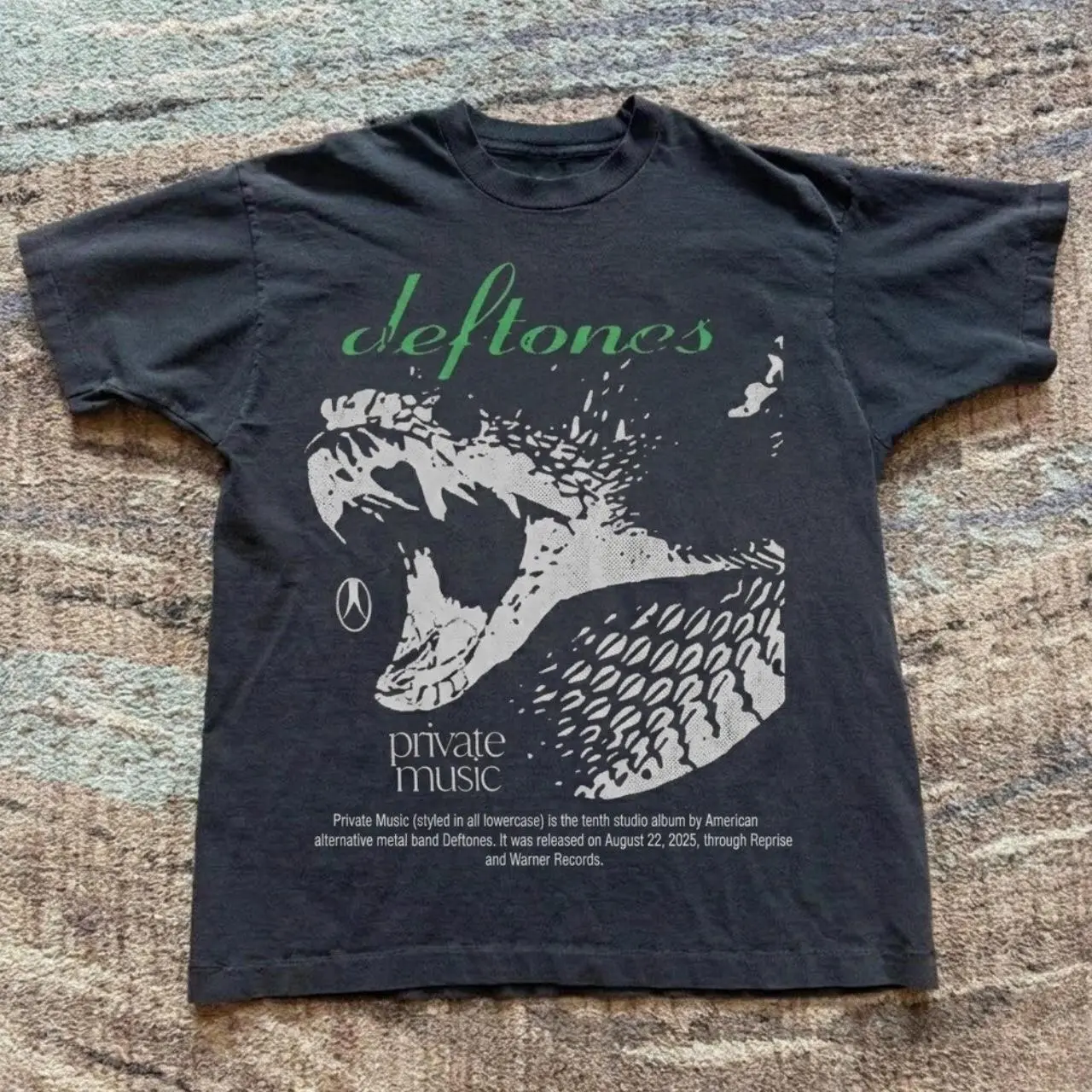 Deftones Private Music Snake Dragon Graphic T shirt and Baby Tee | Vintage Alternative Metal Band Album Merch | Retro Grunge Streetwear Apparel