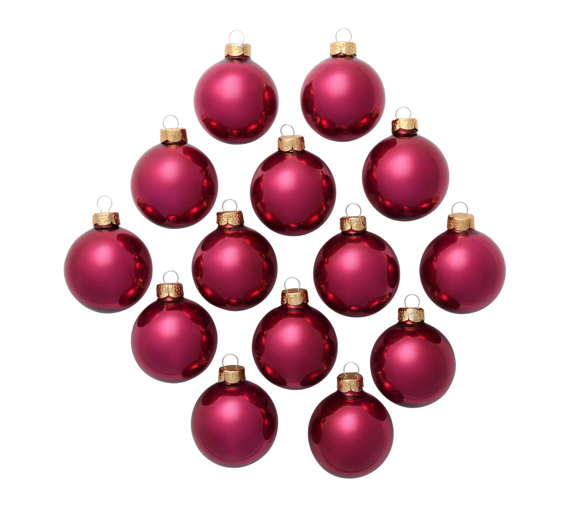 Whitehurst 2" Pearl Finish Glass Ornament , Boxof 28