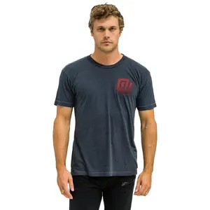 UNIVERSITY OF OKLAHOMA BOLT CREW TEE SHIRT - CHARCOAL