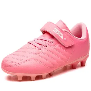 Kids' soccer cleats, suitable for both boys and girls. They are soccer training shoes, suitable for outdoor natural grass and artificial turf. These soccer shoes are suitable for big kids to play soccer and rugby.
