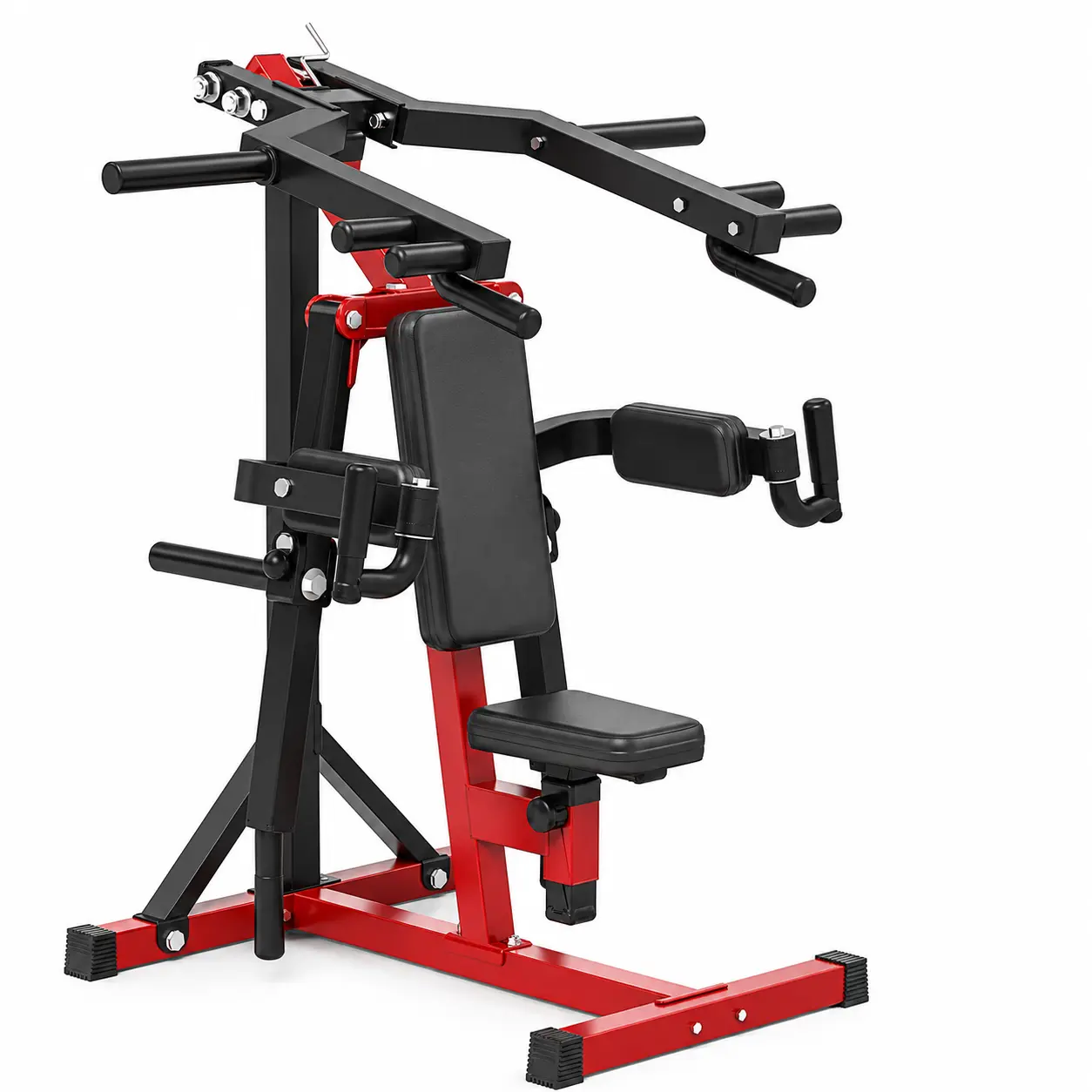 Bezliving 3-in-1 Shoulder Press Machine, Deltoid Lateral Raise and Reverse Fly Trainer with Adjustable Seat and Backrest, Upper Body Strength Training Equipment for Home Gym, Commercial Fitness Use Set